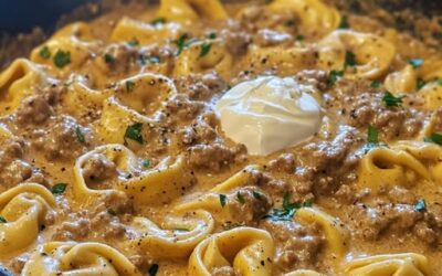 Tortellinis Stroganoff Crema: Receta Fácil y Deliciosa