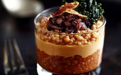 Verrine de lentejas crocantes: Receta fácil y deliciosa