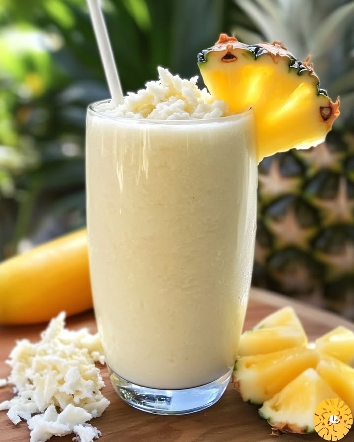 Batido Piña Colada Refrescante: Receta Fácil y Deliciosa