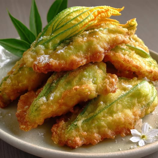 Buñuelos Zucchini Flores: Receta Fácil y Deliciosa