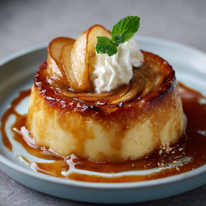 Flan de Manzana Cremoso: Receta Fácil y Deliciosa