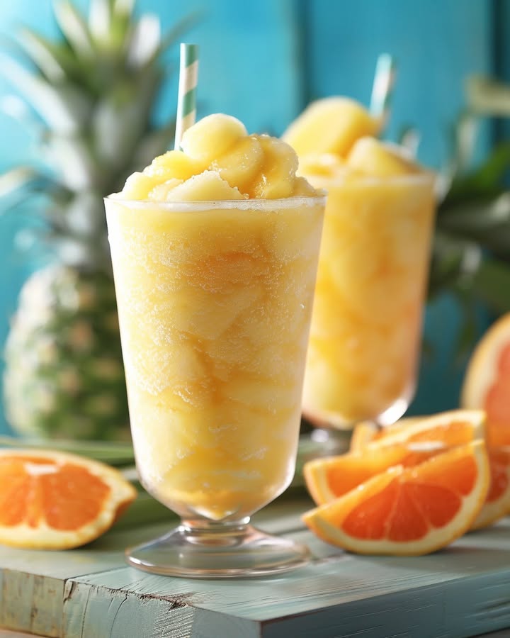 Granizado Amanecer Tropical: Receta Fácil y Refrescante
