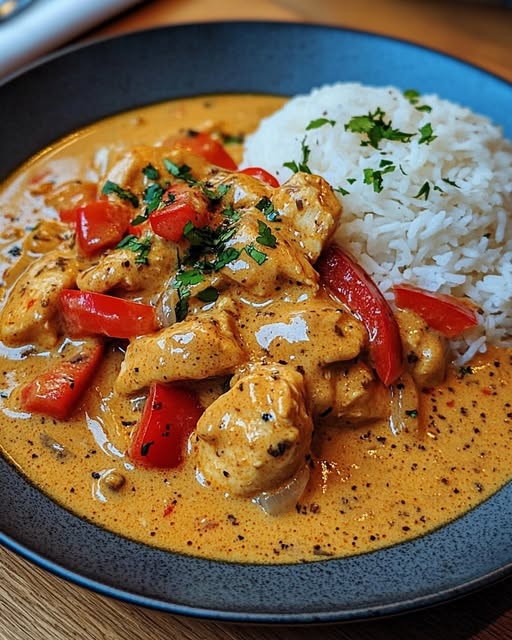 Pollo Cremoso Paprika: La Receta Más Fácil y Deliciosa