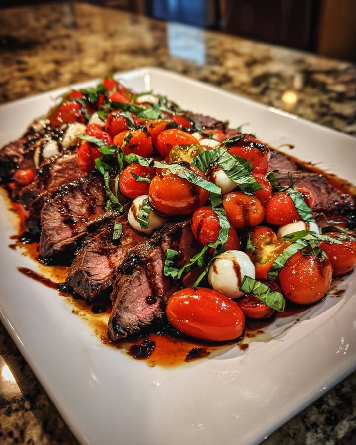Bistec Caprese a la Parrilla: Receta Auténtica y Sabrosa