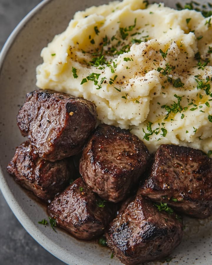 Bocados Steak Ajo: Receta Auténtica y Sabrosa