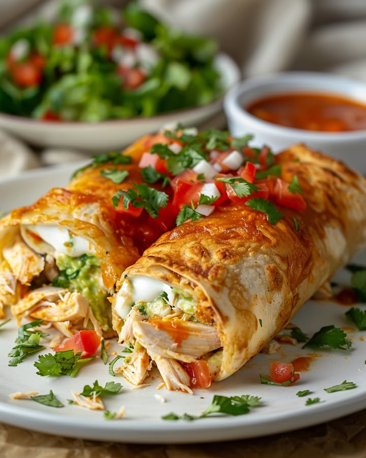 Chimichangas de Pollo: Receta Fácil y Sabrosa