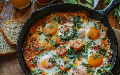 Receta de Huevos al Horno con Tomate y Queso: Delicioso y Fácil