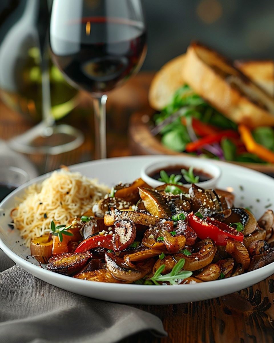 Lasaña de verduras asadas