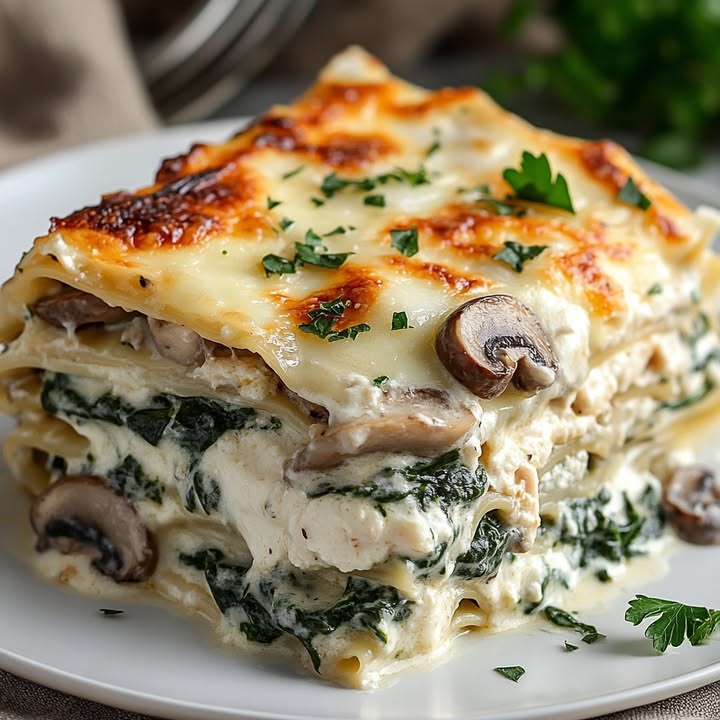 Lasañas Espinacas Pollo: Receta Fácil y Sabrosa