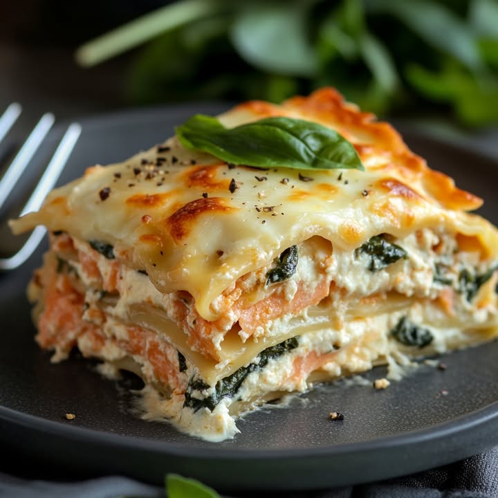 Lasañas Salmón Espinacas: Receta Fácil y Sabrosa