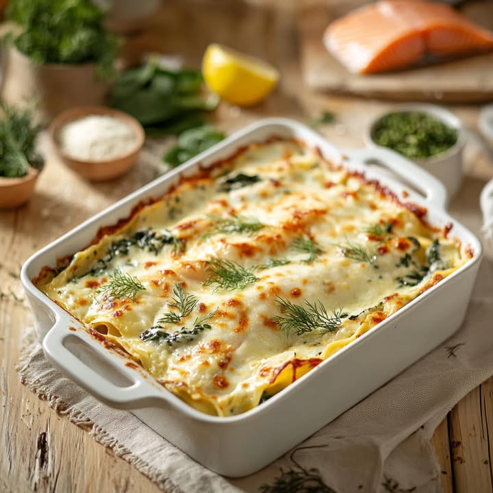 Lasañas de salmón: Receta fácil y deliciosa