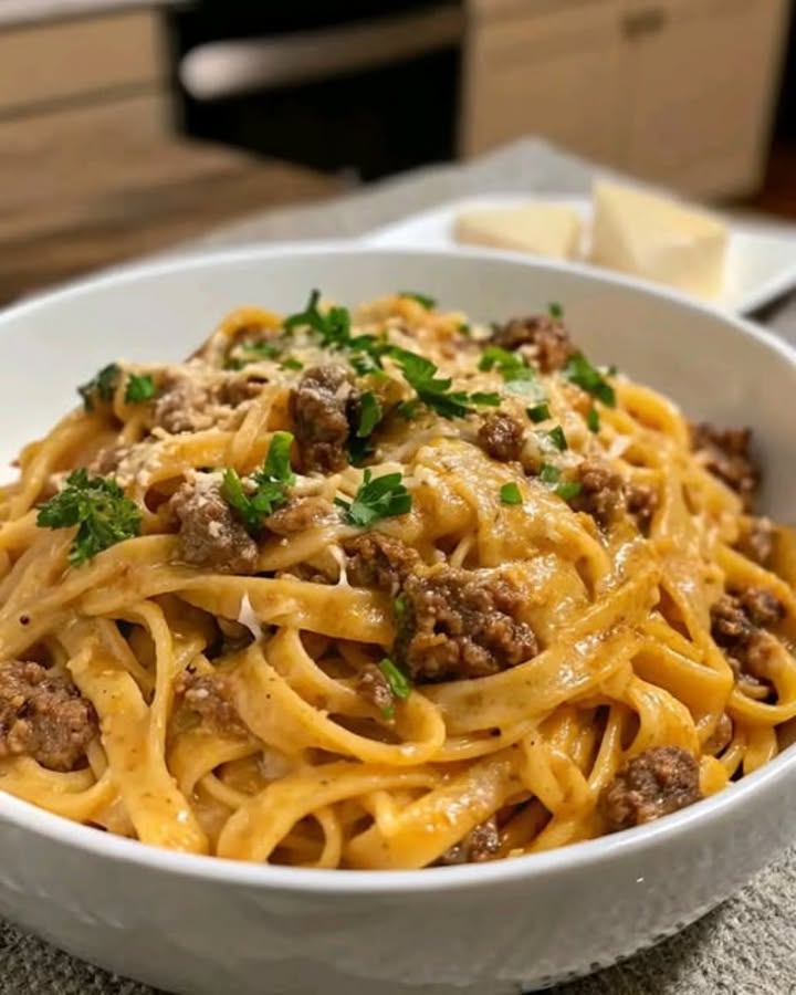 Linguine Carne Cremosa: Receta Auténtica y Sabrosa