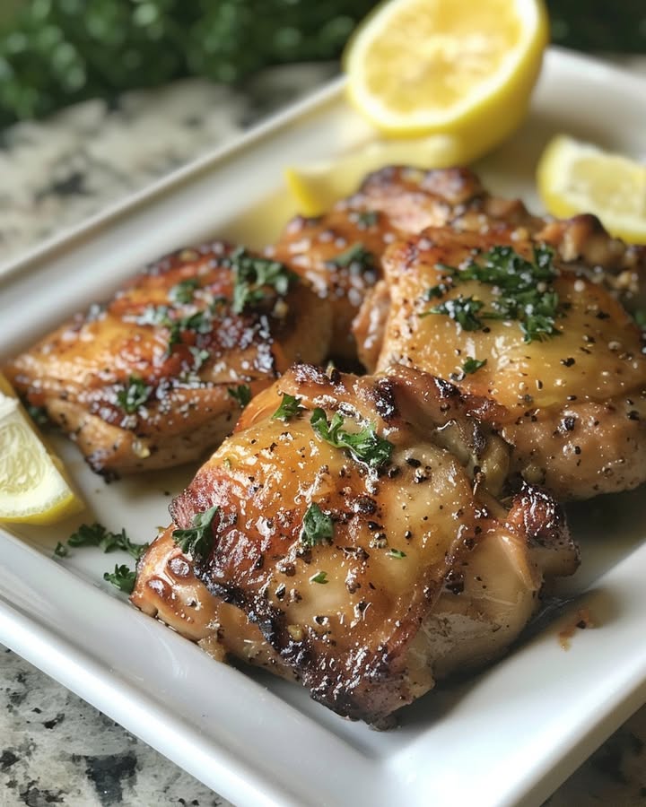 Muslos Pollo Limón: Receta Sencilla y Sabrosa