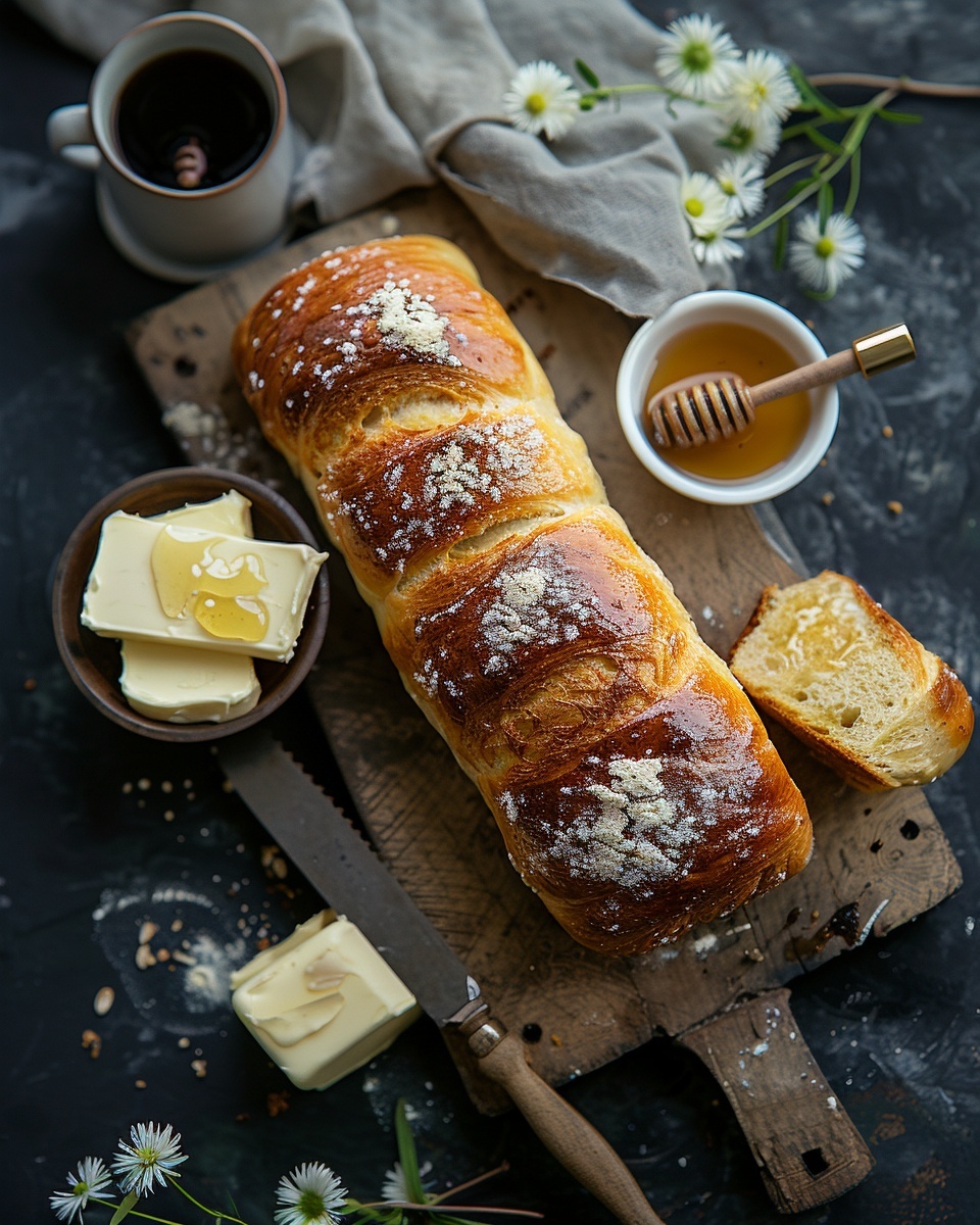 Pan casero con levadura natural