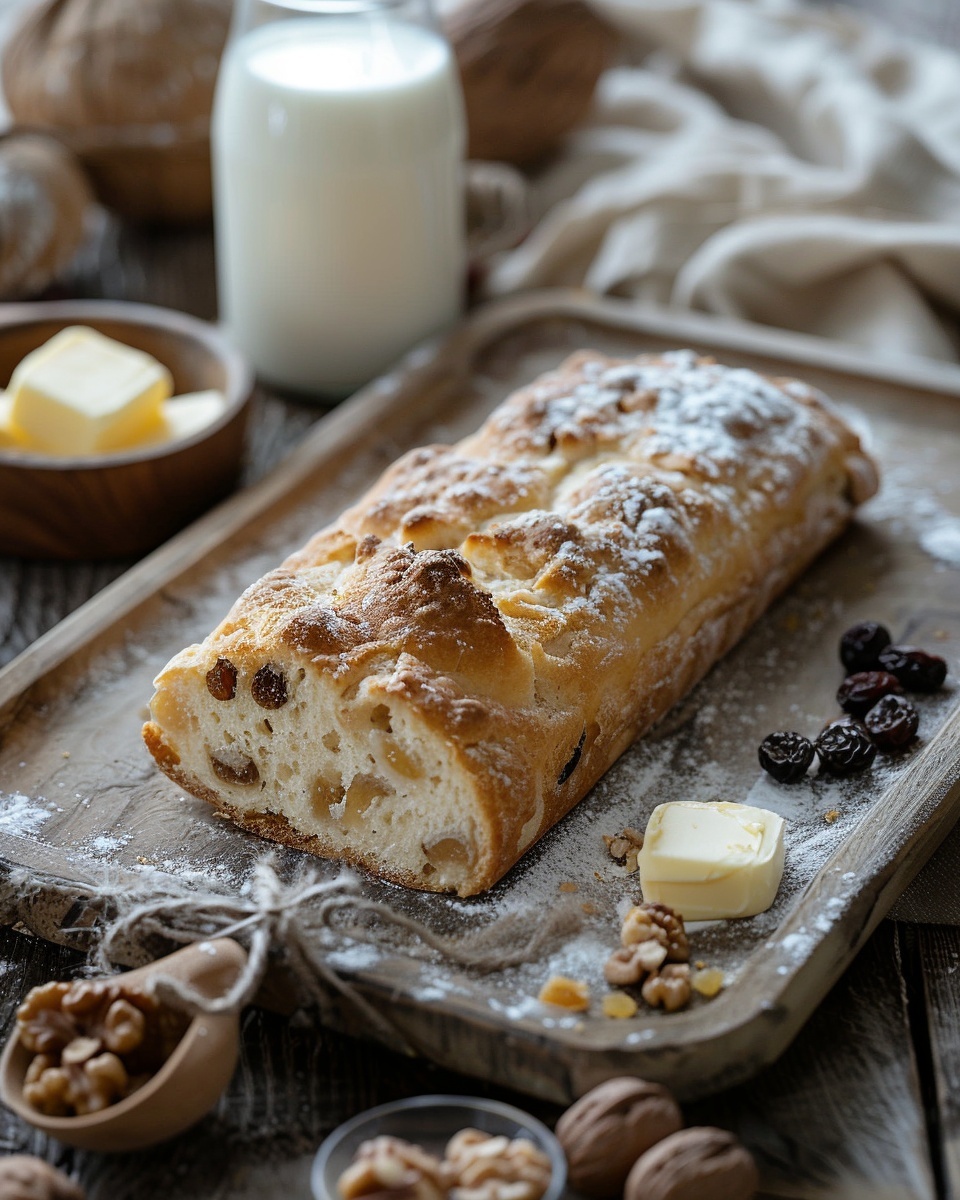 Pan con nueces y pasas