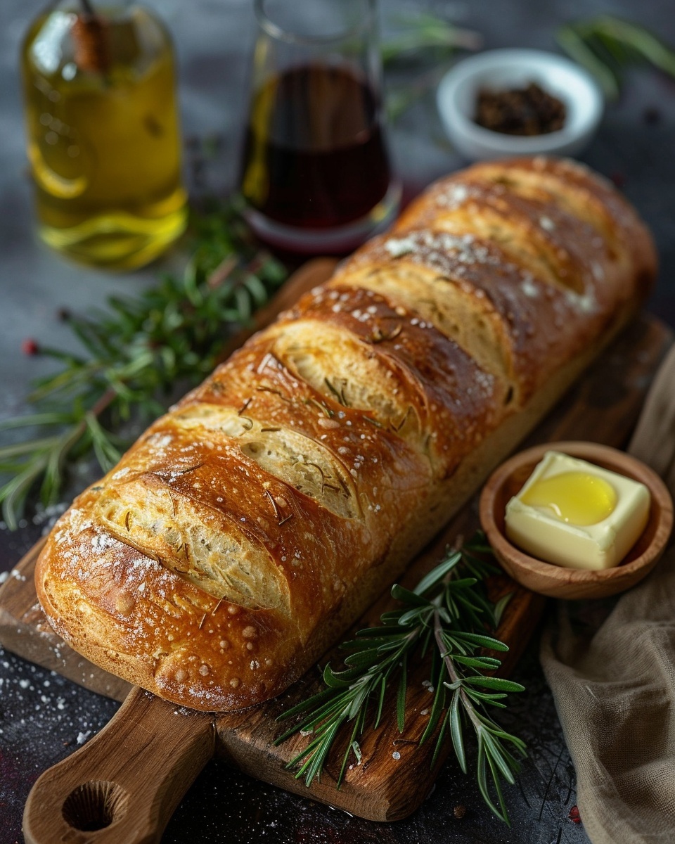 Pan de campo rústico