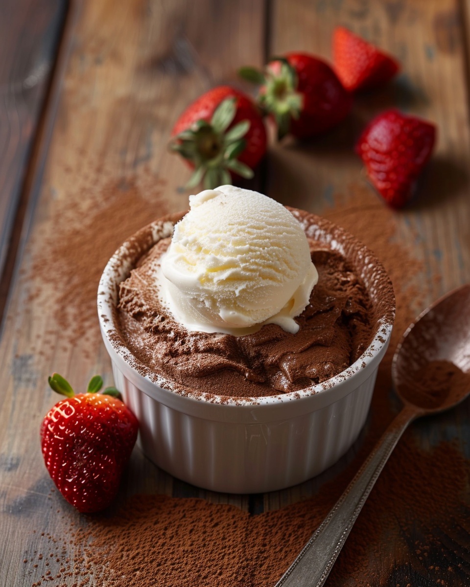 Pastel de chocolate fundente