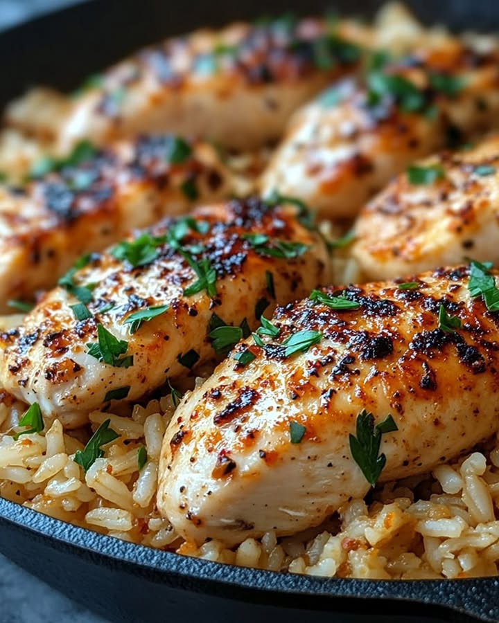 Pollo con Arroz Parmesano: Receta Auténtica y Sabrosa