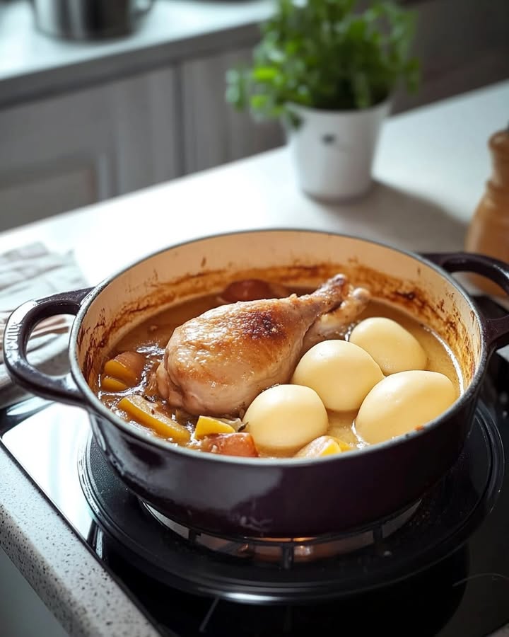 Poule Sauce Crémeuse: Receta Sabrosa y Fácil