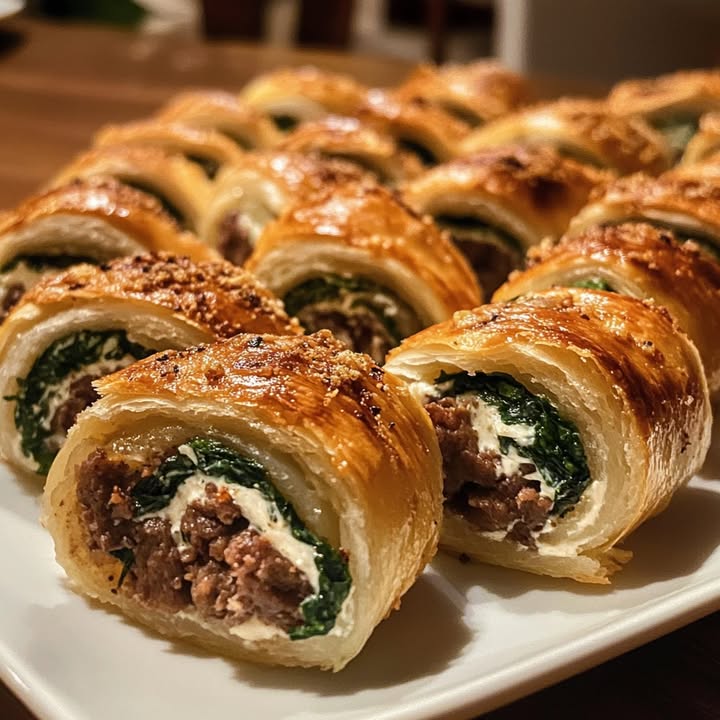 Rollos de Carne Espinaca: Receta Fácil y Deliciosa
