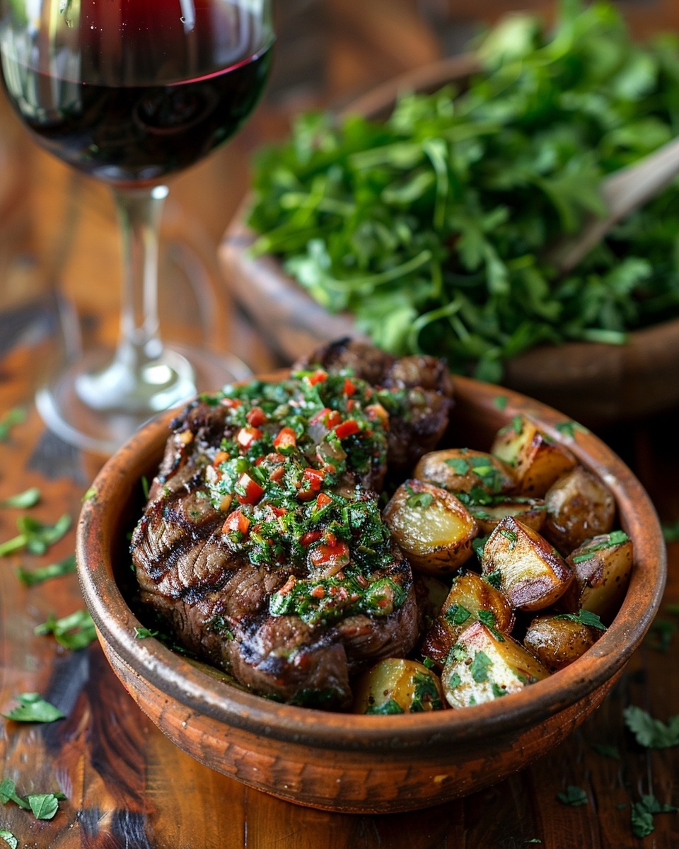 Salsa chimichurri argentina