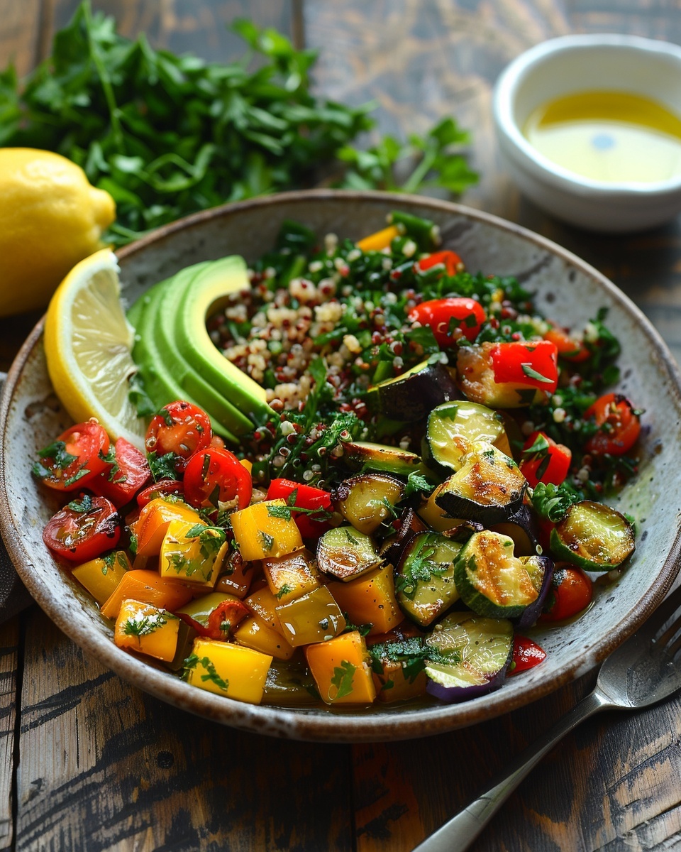 Salteado de verduras primavera