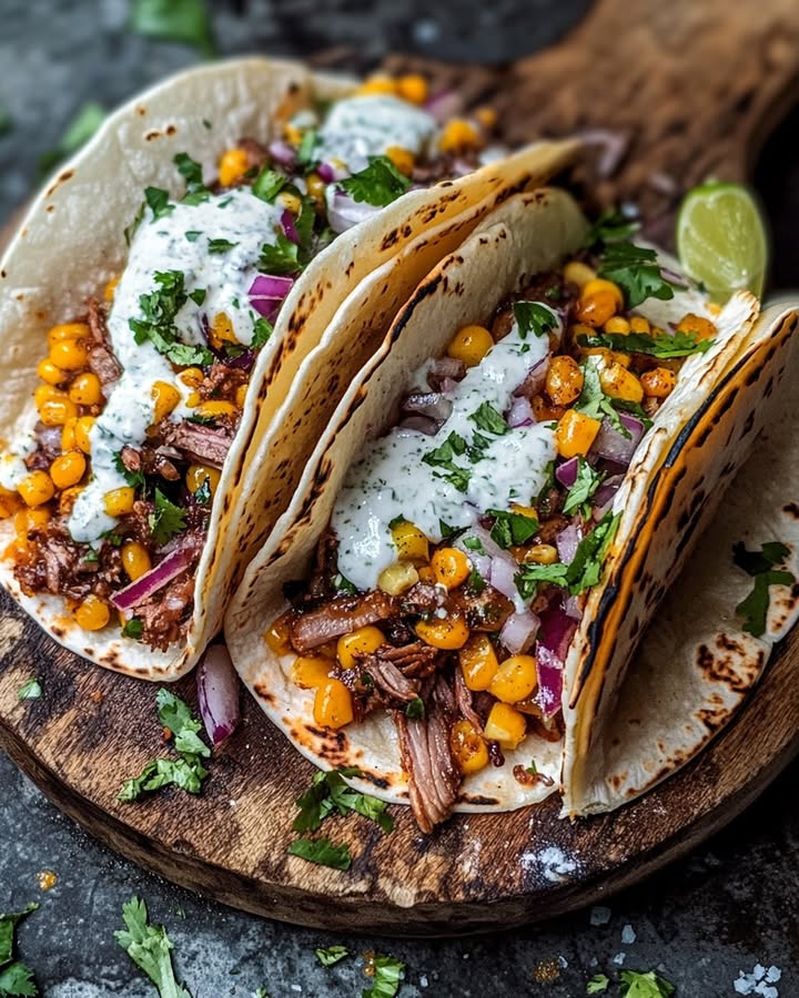 Tacos Brisket Callejeros: Auténtico Sabor de la Calle