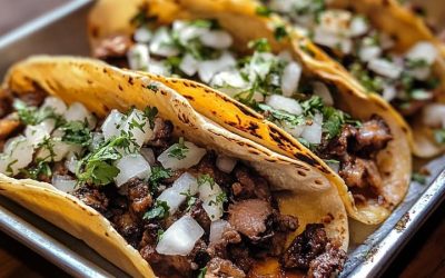 Tacos Smash de Res: Receta Auténtica y Sabrosa