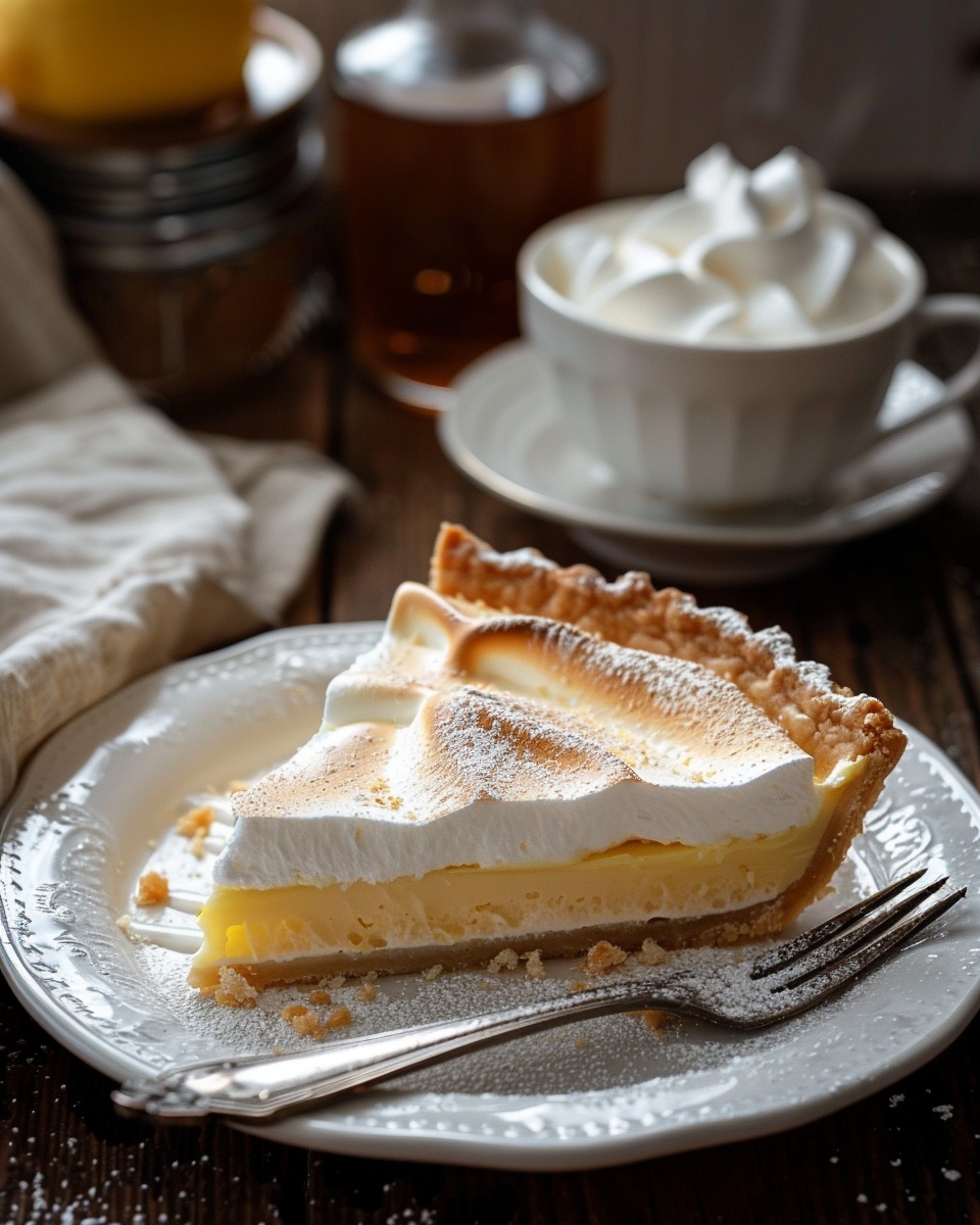 Tarta de limón merengada