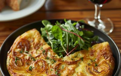 Receta de Tortilla Española con Cebolla Caramelizada: Delicioso y Saludable