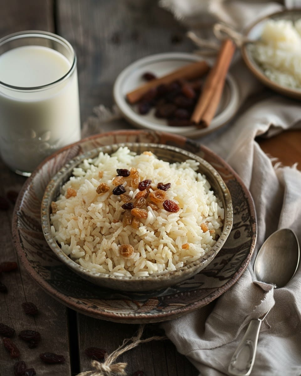 Arroz con leche casero tradicional