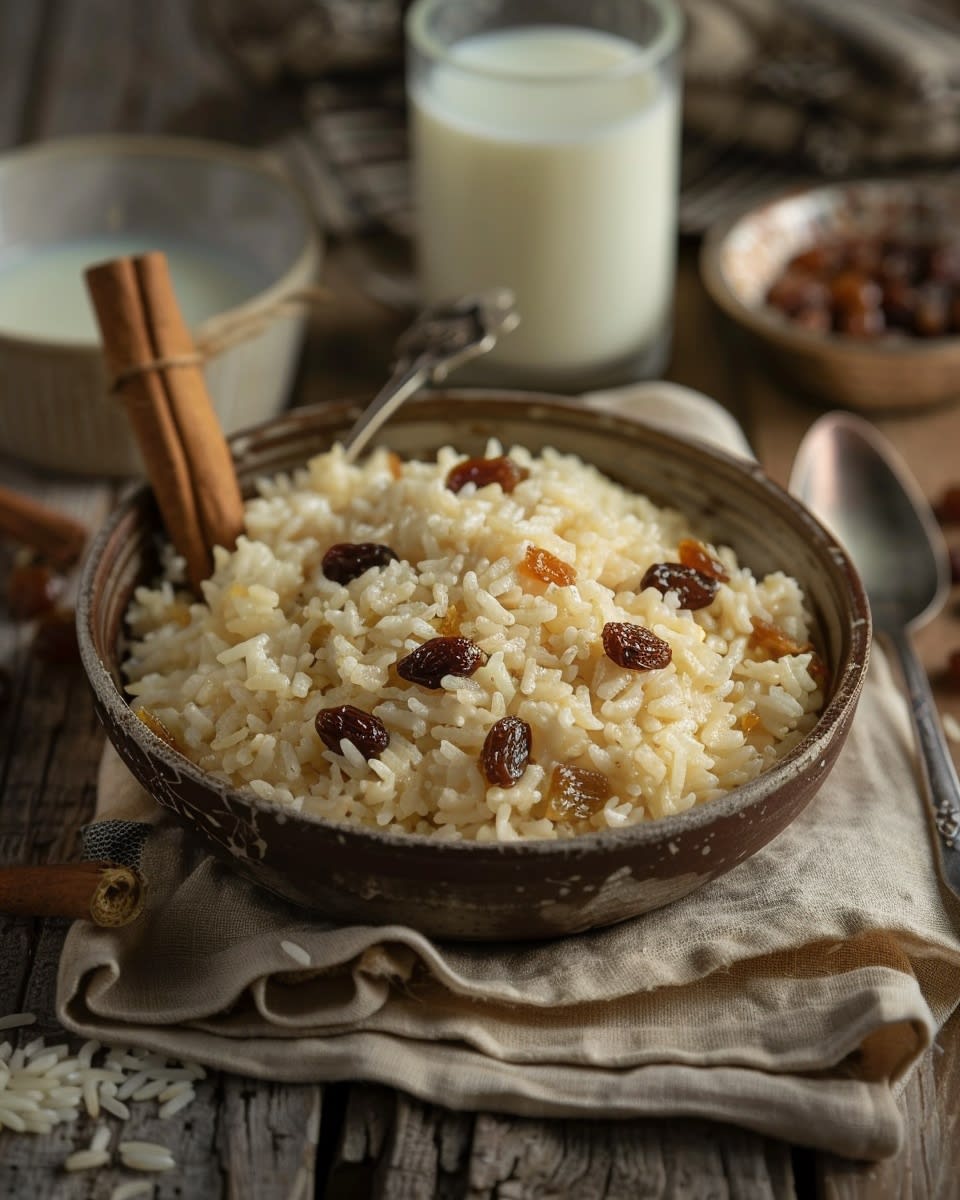 Arroz con leche con leche condensada