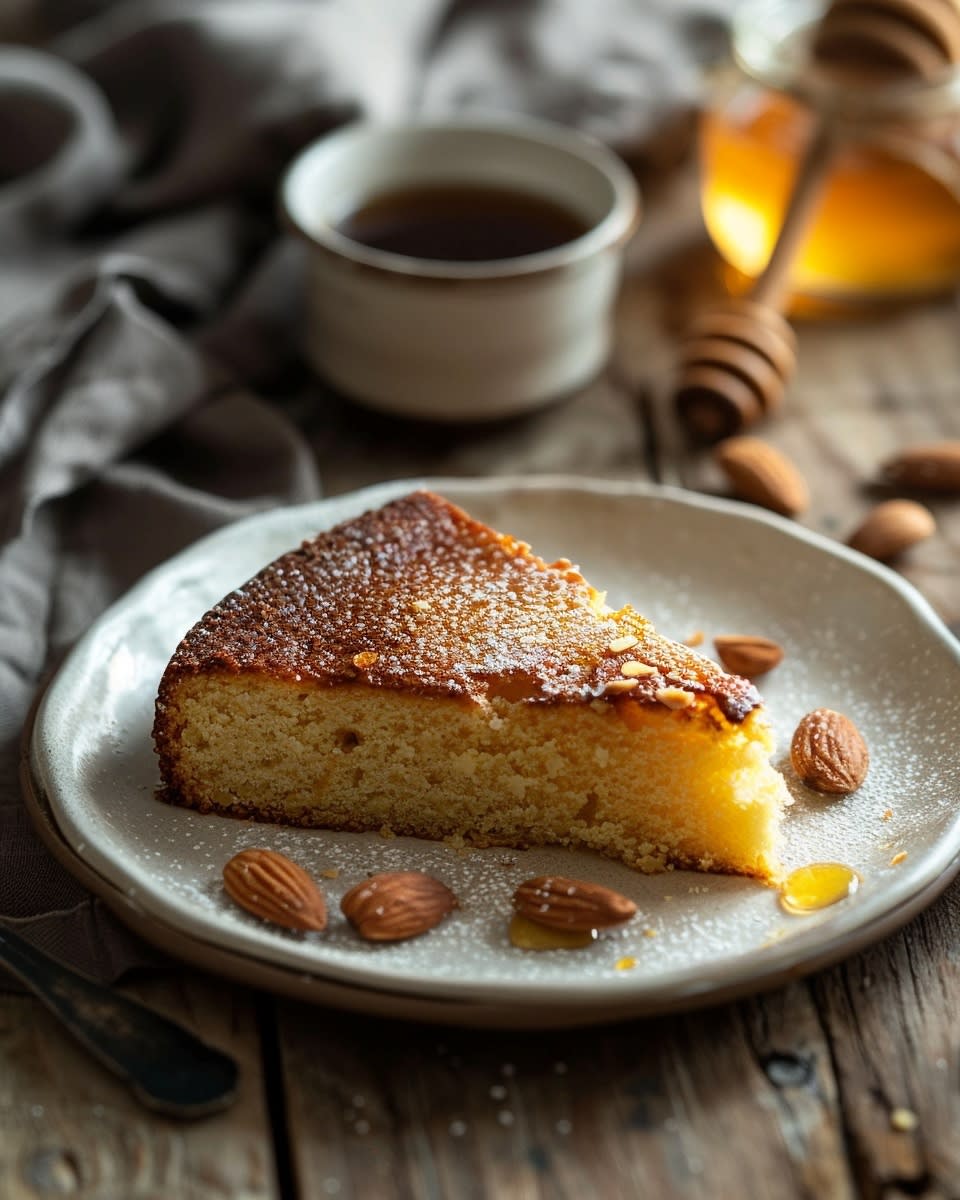 Bizcocho de almendras casero