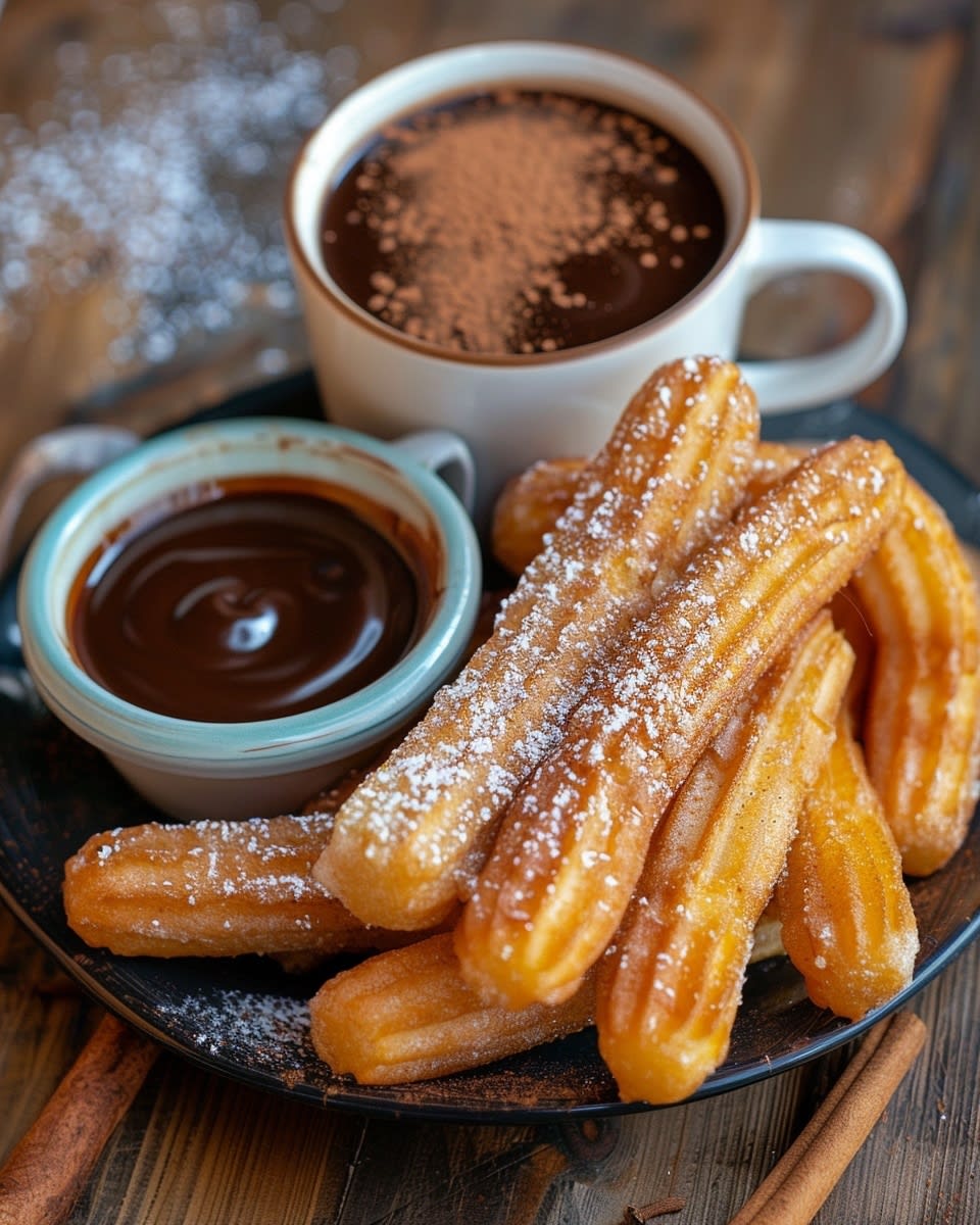 Churros caseros crujientes