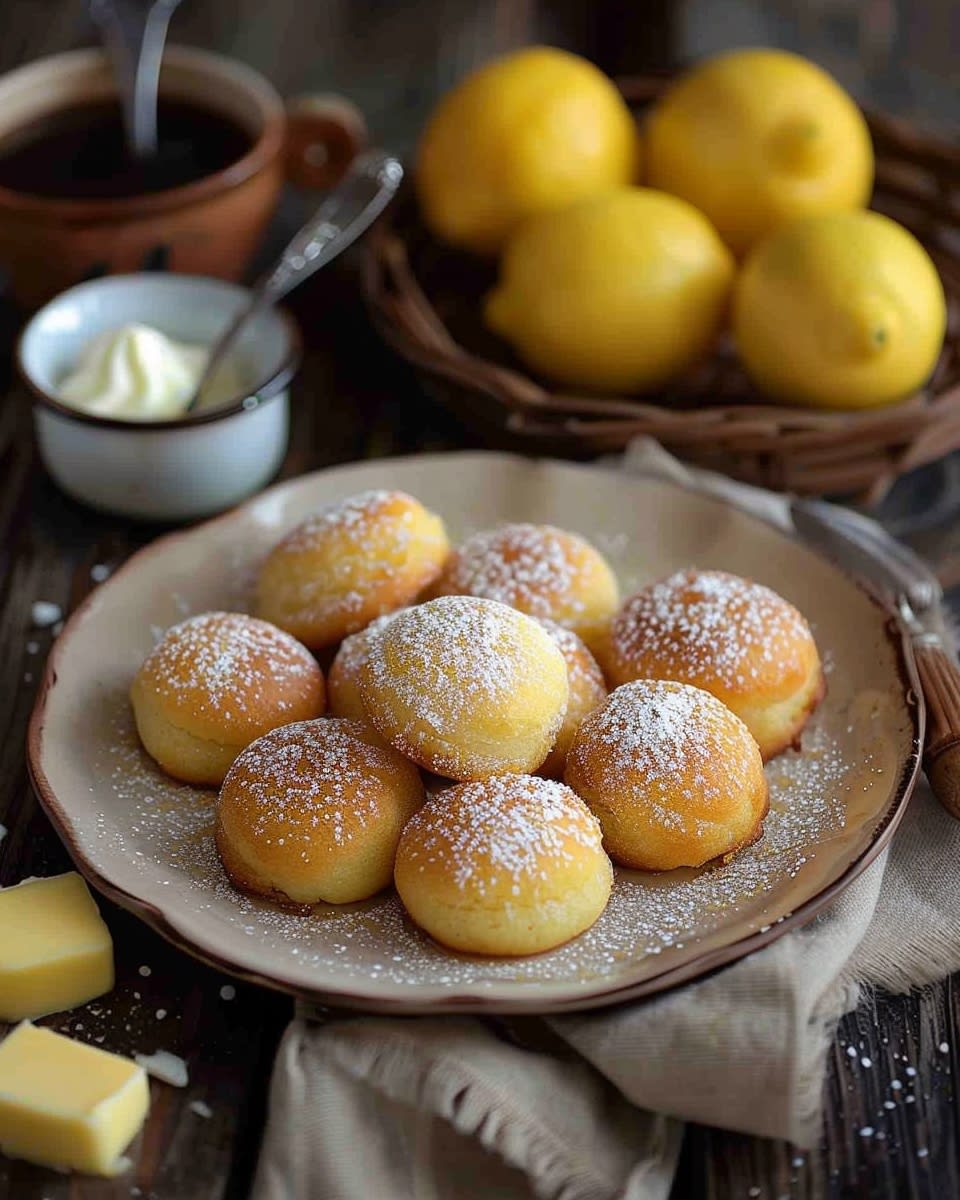 Magdalenas caseras de limón