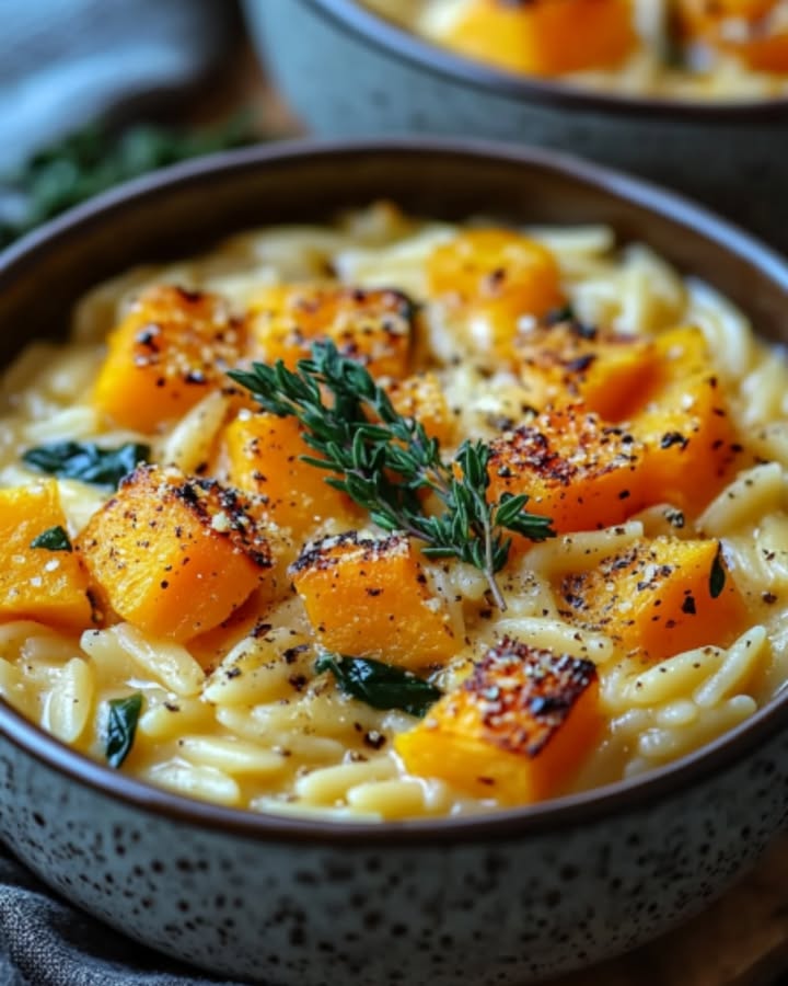 Orzotto Cremoso Butternut: Receta Sabrosa y Fácil