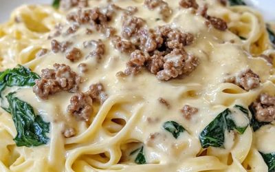 Pasta Alfredo Espinaca Queso: Receta Fácil y Deliciosa
