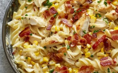 Pasta Cremosa con Pollo: Receta Fácil y Sabrosa