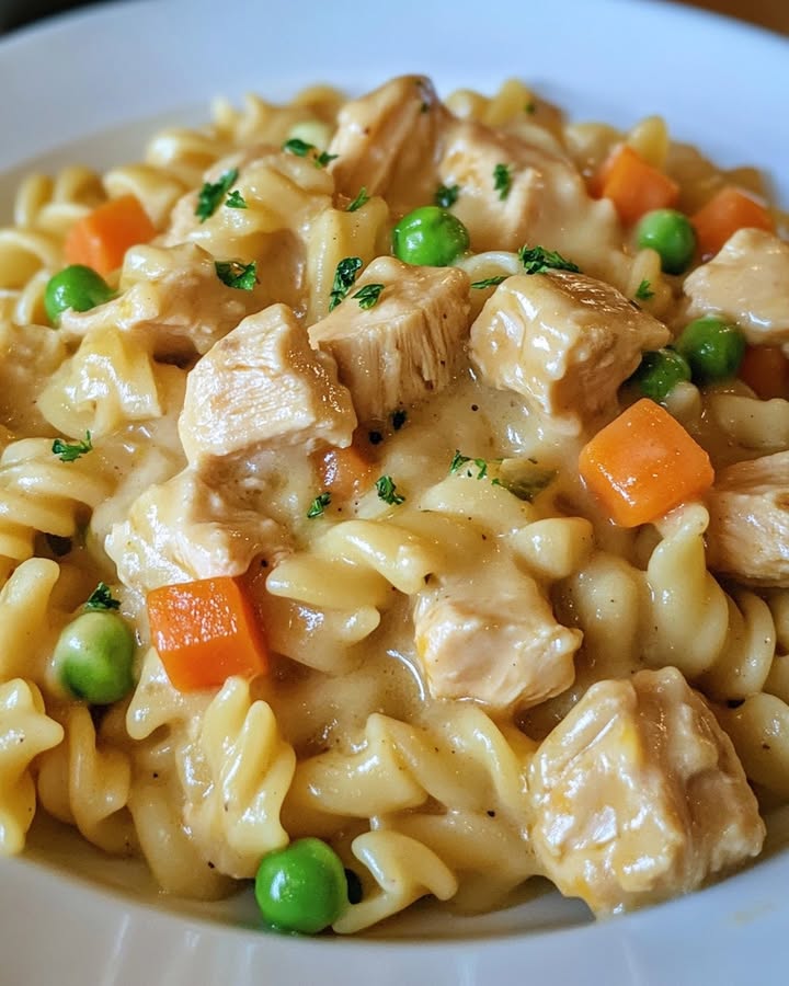 Pasta Fácil Pollo Cremosa: Receta Rápida y Sabrosa