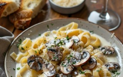 Receta de Pasta con Champiñones y Nata: Sabor Inigualable en Tu Mesa