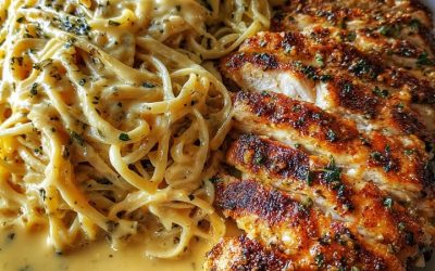 Pollo Ajo Espagueti Cheddar: Receta Fácil y Sabrosa