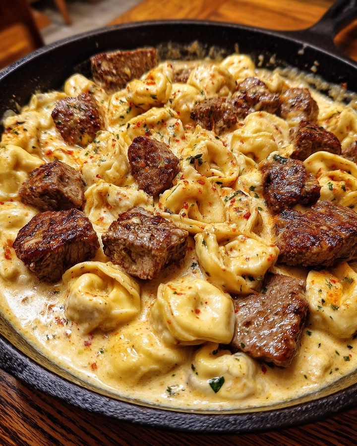 Res beef tortellini parmesano: Receta auténtica y deliciosa