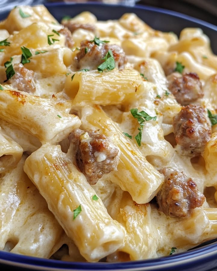 Rigatoni Alfredo Cremoso: Receta Auténtica y Deliciosa