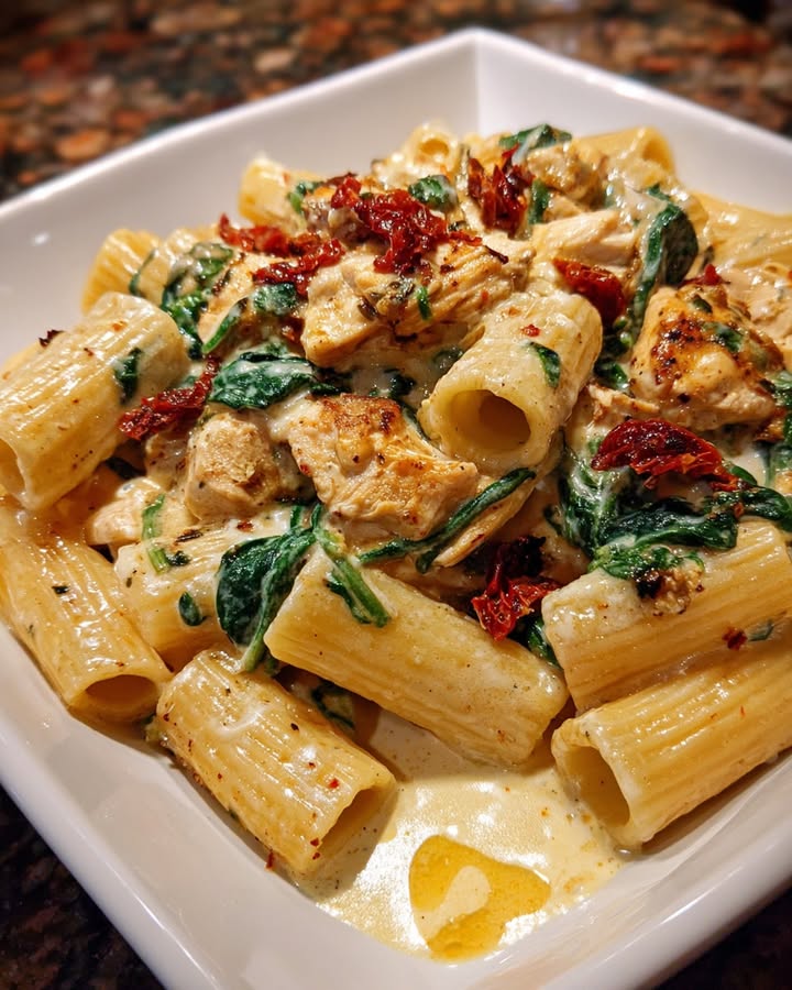 Rigatoni Tuscanoso Cremoso: Receta Auténtica y Deliciosa