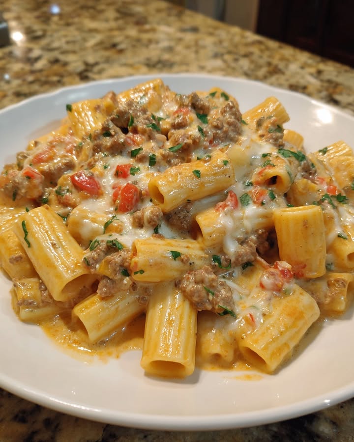 Rigatoni con Queso Fácil: Receta Económica y Deliciosa