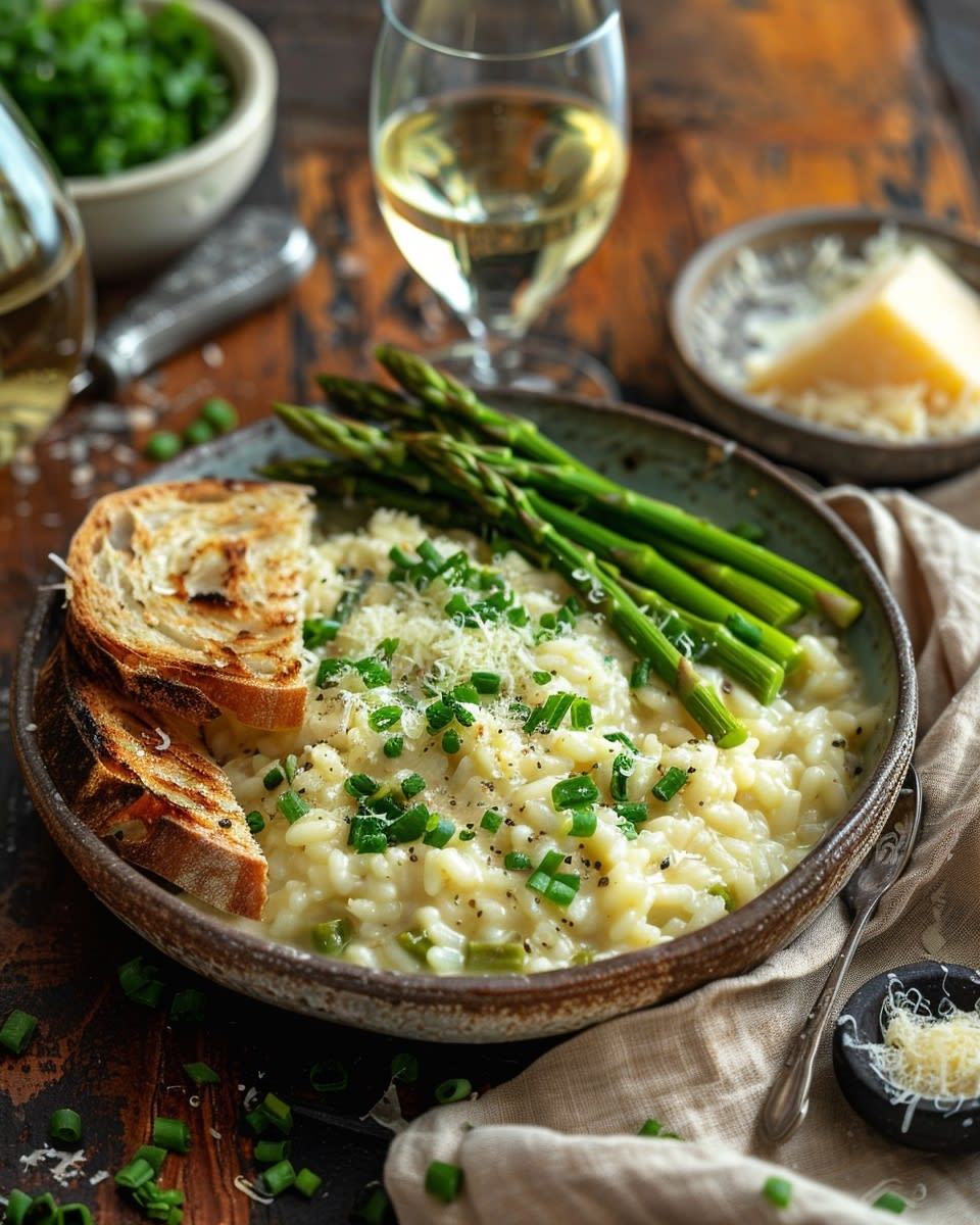 Risotto de parmesano fácil
