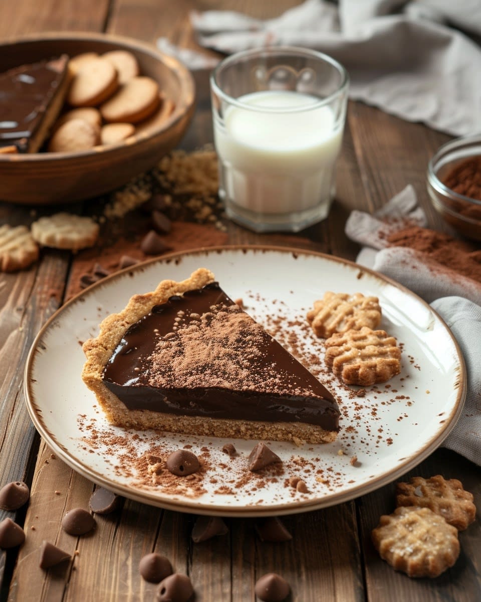 Tarta fría de galletas y chocolate