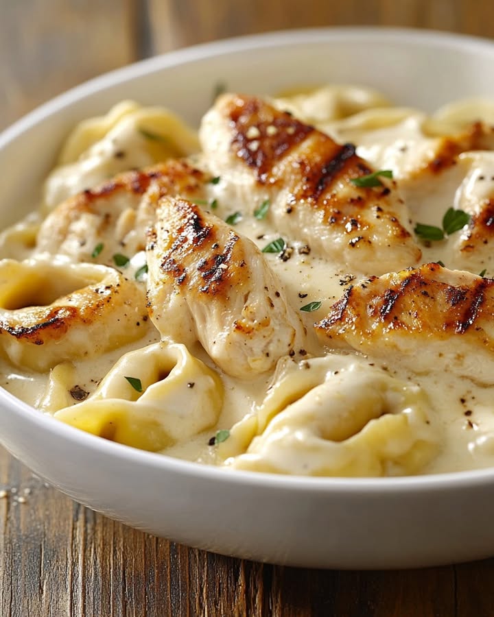 Tortellini Alfredo Asiago: Receta Auténtica y Sabrosa