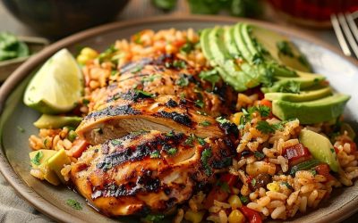 Receta de Ensalada de Arroz con Pollo: Deliciosa y Variada