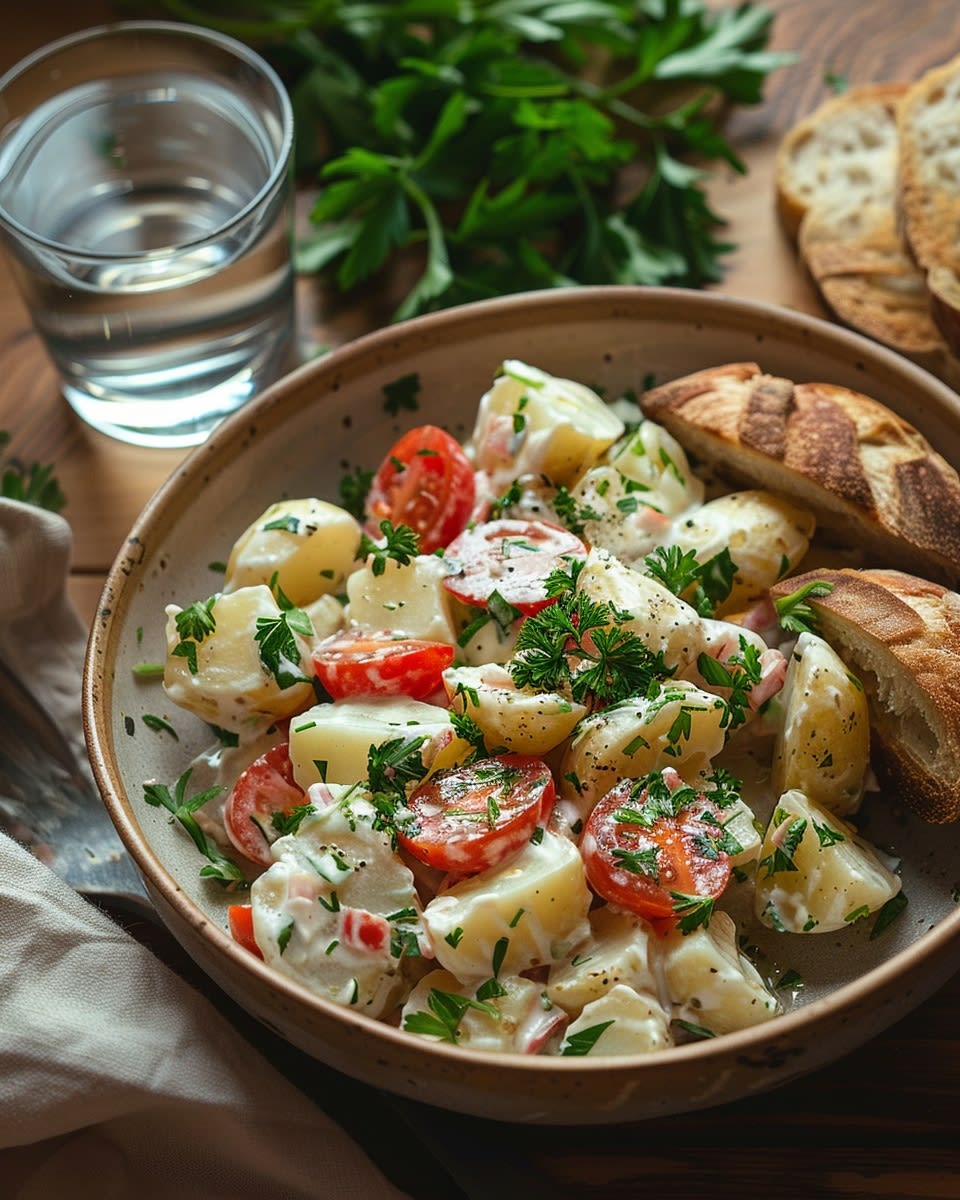 Ensalada de patata casera